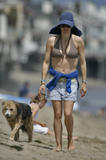 Tea Leoni in Bikini on Malibu Beach
